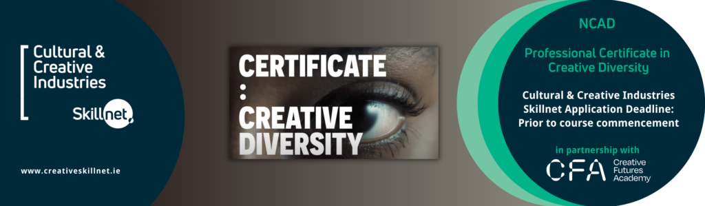 CFA | NCAD | Professional Certificate in Creative Diversity 2023